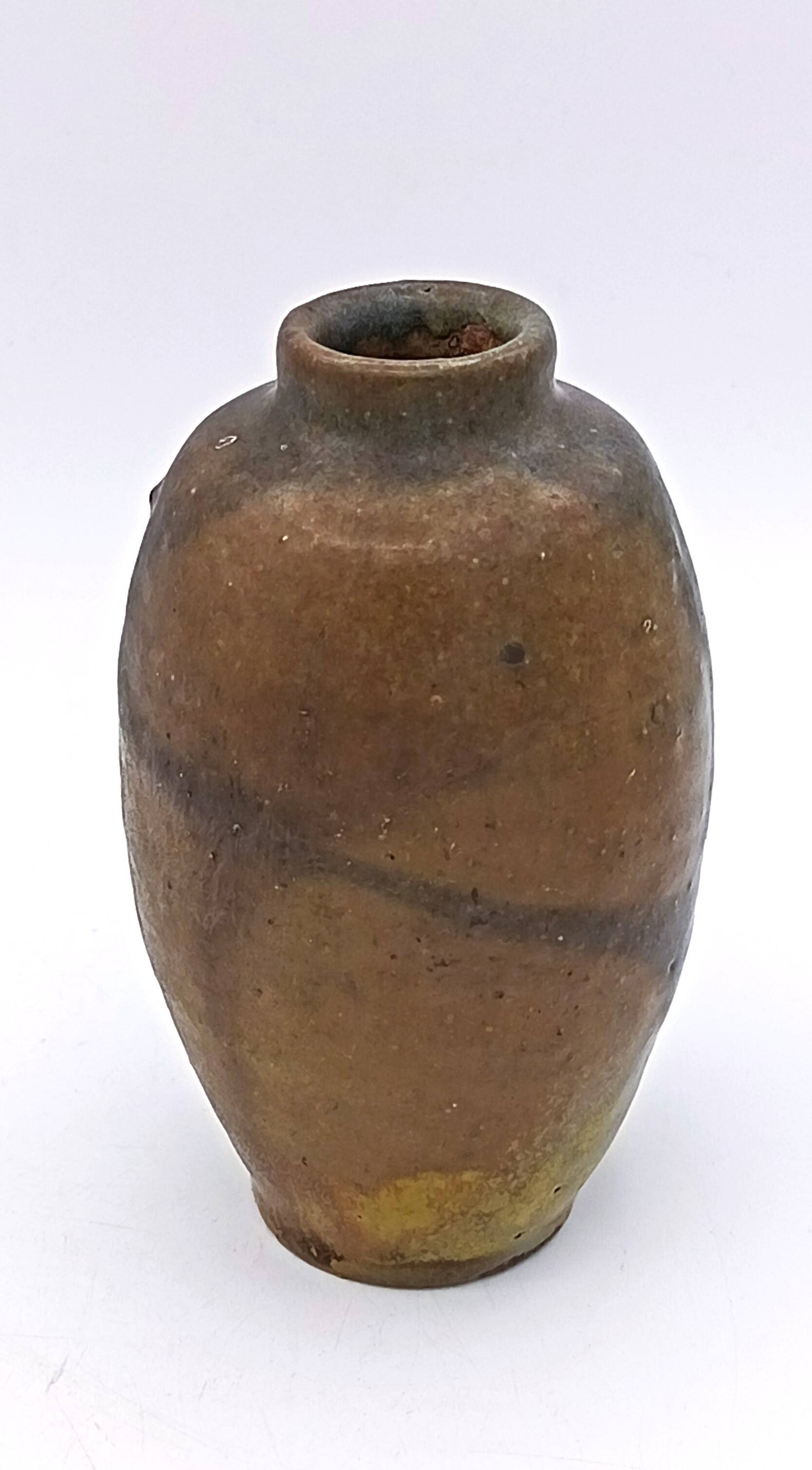 Vase en grès signé Eugène Lion - Jean Carriès.