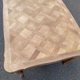 Table à manger Louis XV extensible XVIIIème rénovée en chêne massif 200