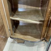 Art Deco bedroom wardrobe in walnut burl, made in the 1940s