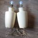 Pair of ceramic lamp legs