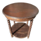 Sculpted wooden table