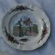 Cake service Sarreguemines Obernai: Dish + 6 dessert plates