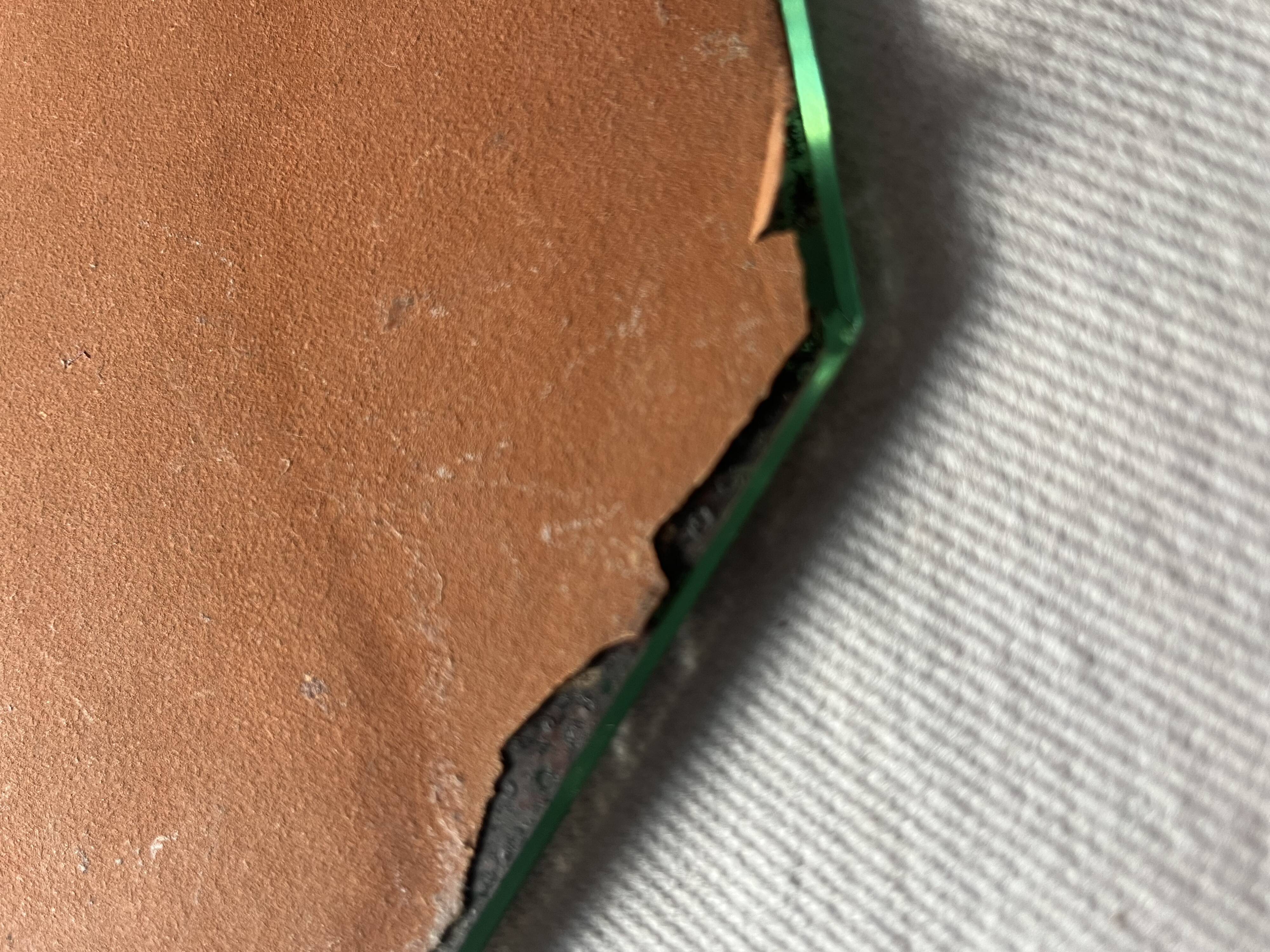 Mirror, antique octagonal tray.