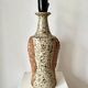 Large brutalist table lamp by Lene Regius, Denmark, 1970s