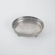 Silver platter, Italian design, 1970s, made in Italy