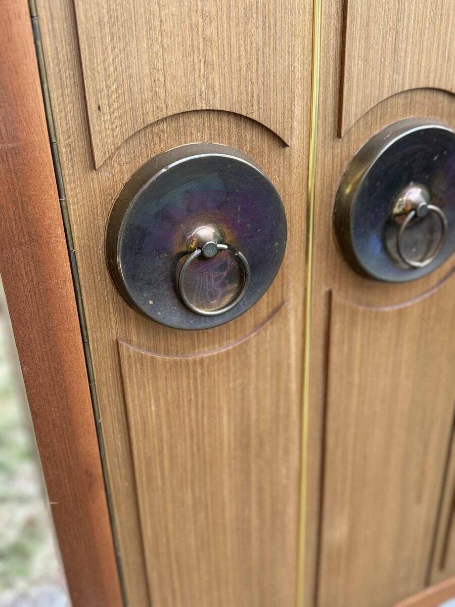 Mid-century modern bar cabinet by Sandor Bedecs, 1975