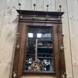Coat rack - Napoleon III wardrobe in wood and brass