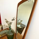 Asymmetrical Scandinavian mirror 77x37cm