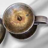 Pair of bronze candlesticks