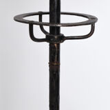 Tripod hammered iron floor lamp, 1960s