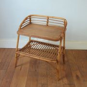 Table de chevet rotin