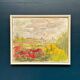 Original Swedish Oil On Panel – “Wild Flowers In Meadow”