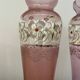 Pair of small enamelled Art Nouveau vases from 1900.