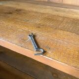 Jam cabinet, folk art furniture, oak, 19th century