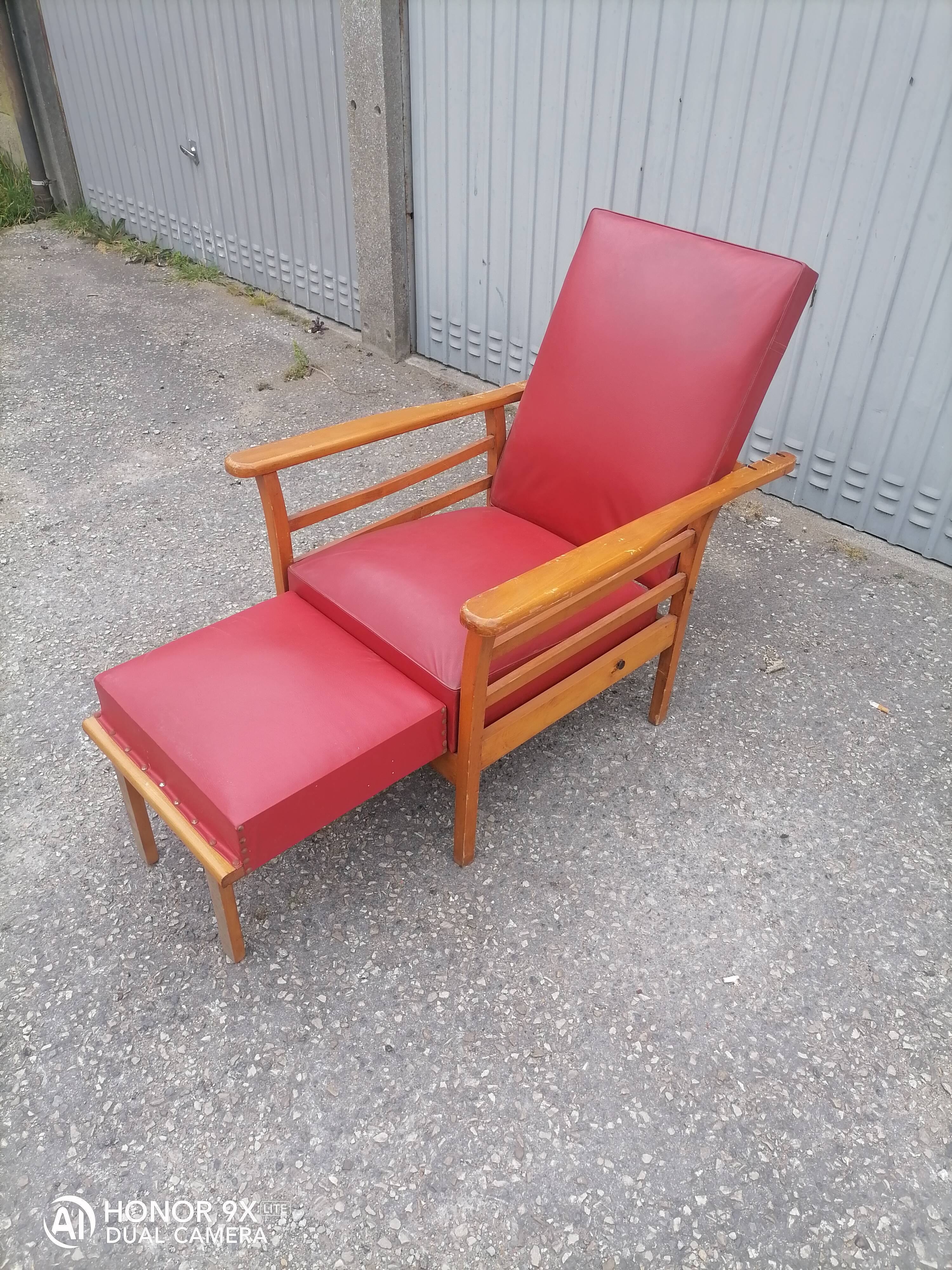 Fauteuil morris vintage 1950