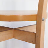 Chaise bistrot vintage en bois revisitée