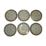 6 plates a dessert porcelain Limoges