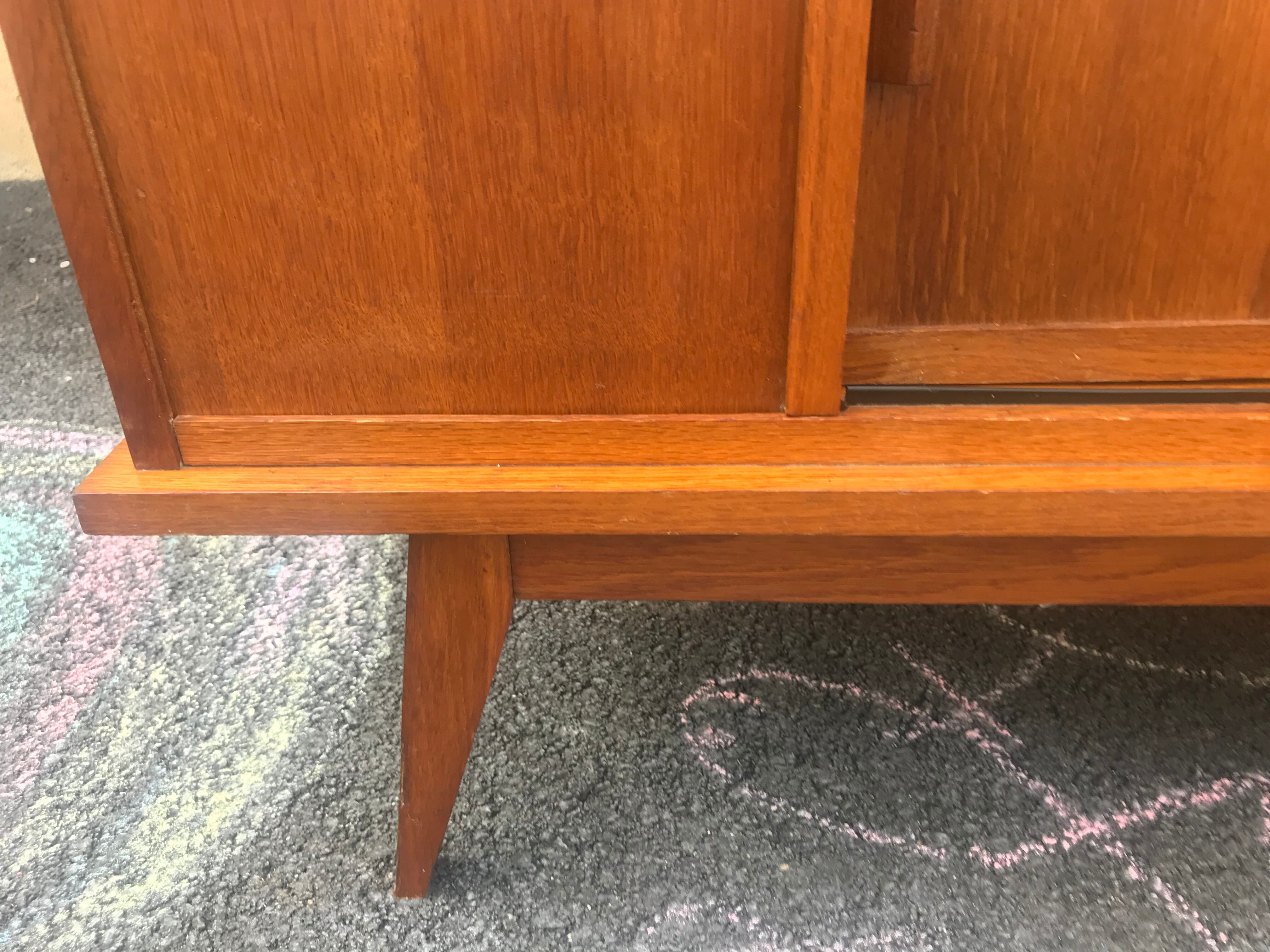 Vintage compass feet cabinet