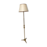 Lampadaire vintage laiton doré années 50