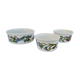 3 ramekins Earthenware Portmeirion made bin England décor Botanic Garden