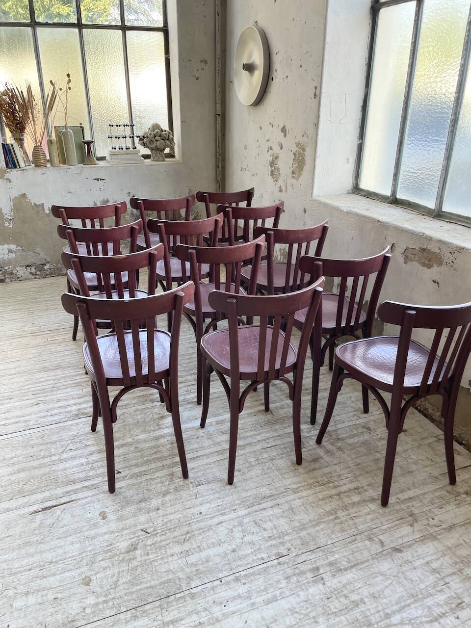 Set of 13 Japy bistro chairs, 1940