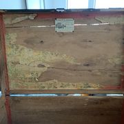 Ancien coffre de marine anglais peint