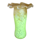 Vase en verre soufflé opaque style art nouveau