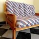 Scandinavian sofa in solid pine 1960
