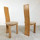 Set of 6 dining chairs by Rob & Dries van den Berghe, 1980s