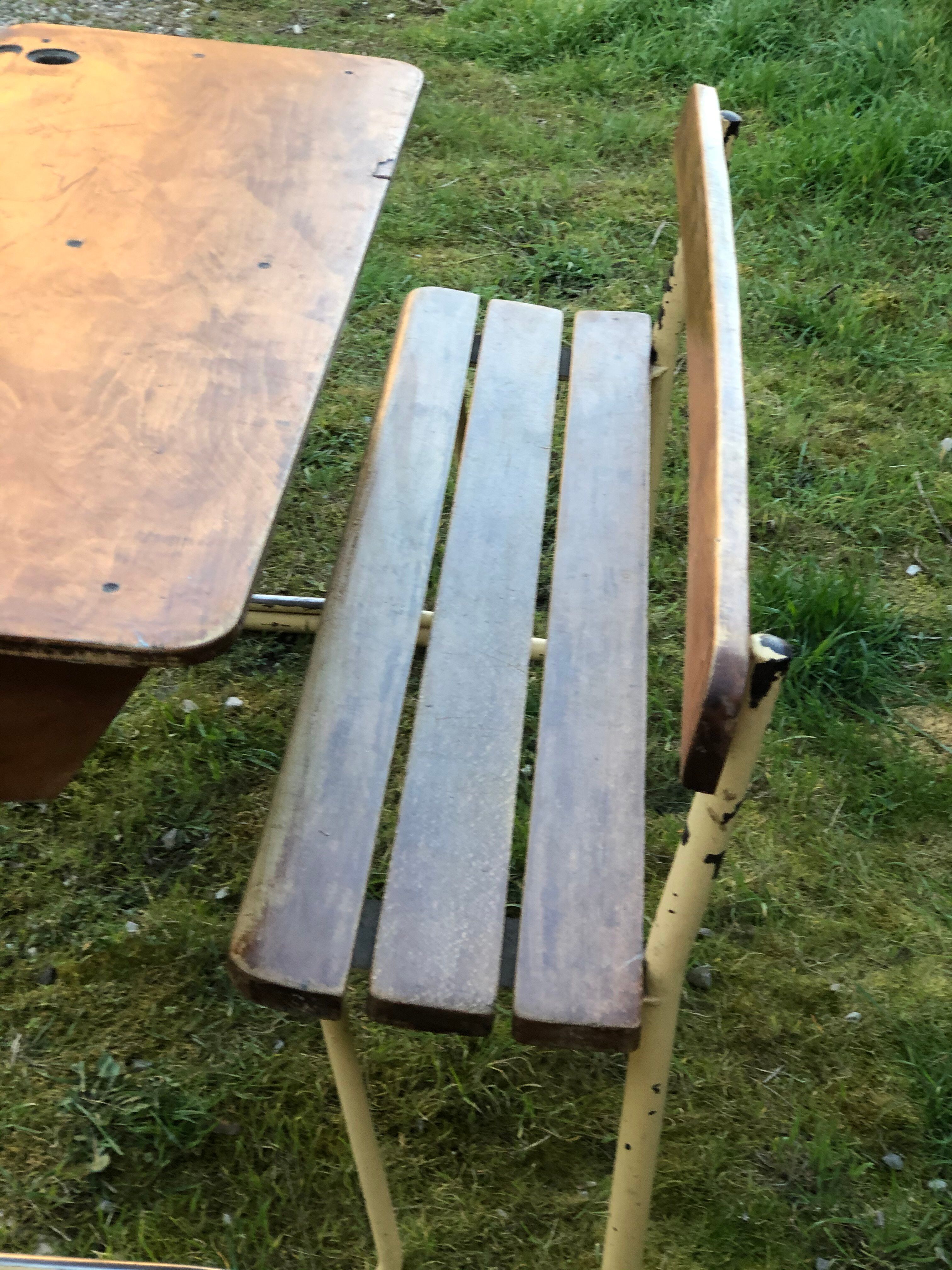 Double schoolboy desk