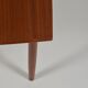 Table basse danoise avec porte-magazine, années 1960