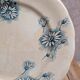 Marguerite ironstone dessert plate – Nouvelle Givors pottery
