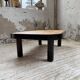 Table basse Capron « herbier » ovale