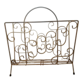 Vintage magazine holder in brass 60s
