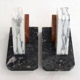 Art Deco marble bookends