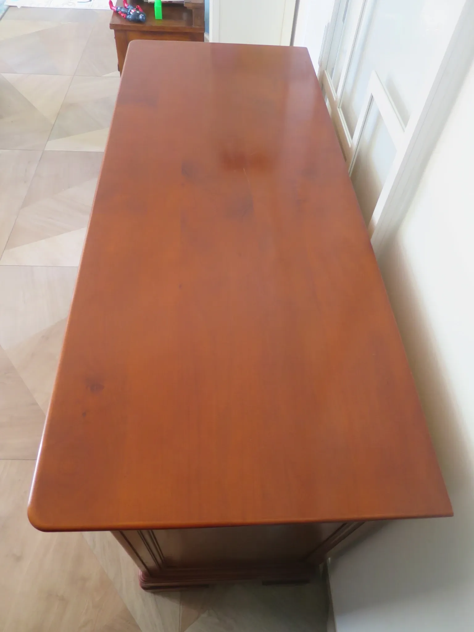 Louis Philippe buffet - 2 drawers - 2 doors - cherry wood - solid wood - dowelled