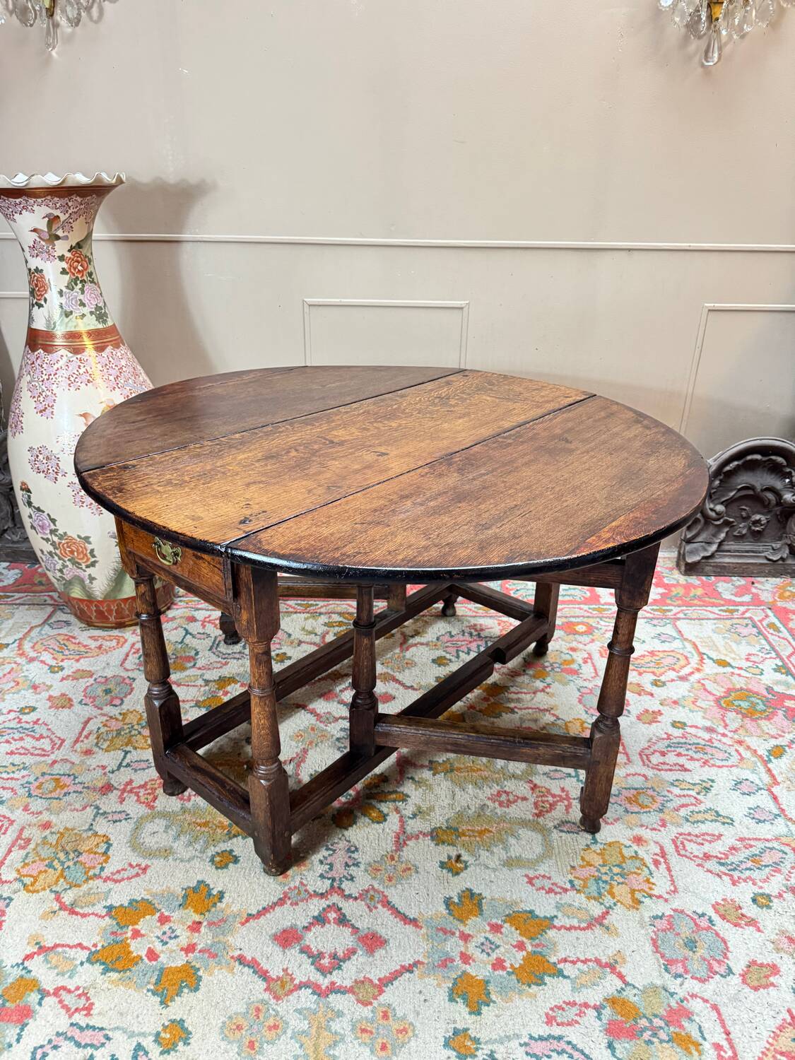 Table à volets dite « gâte leg », angleterre xviii eme siècle