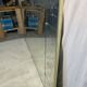Large engraved bistro wall mirror with floral motifs - Art Deco style