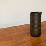Vase de poterie de studio brutaliste allemand du milieu du siècle de Petra Töpferei, années 1960