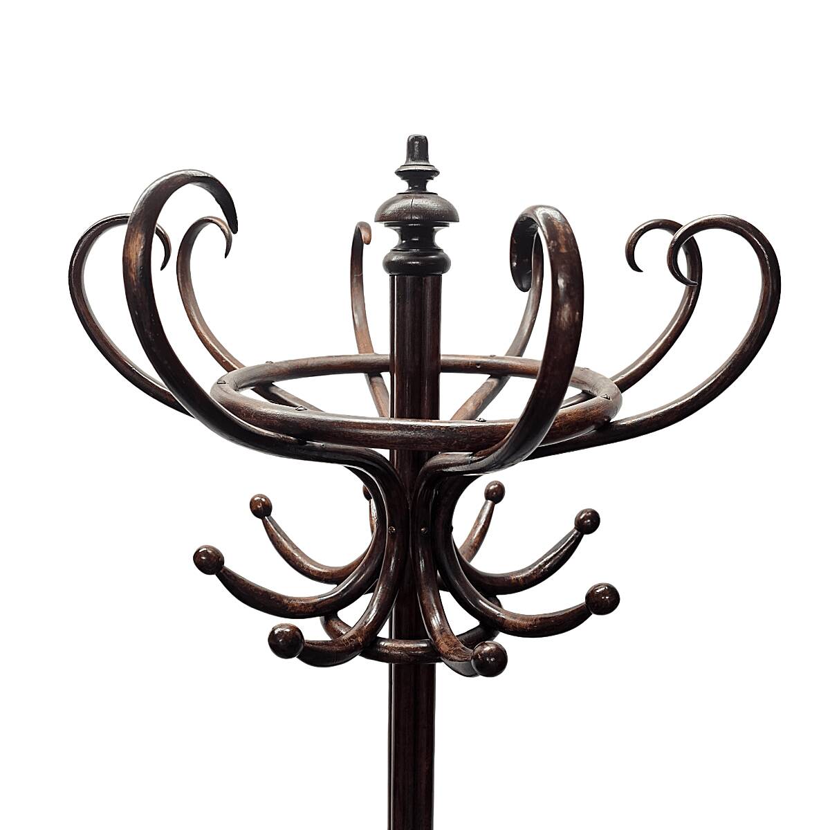 Art Deco Standing Coat Rack Thonet Style, 1920/30s