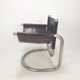 Set of 2 italian mid century lounge chairs, 1980's