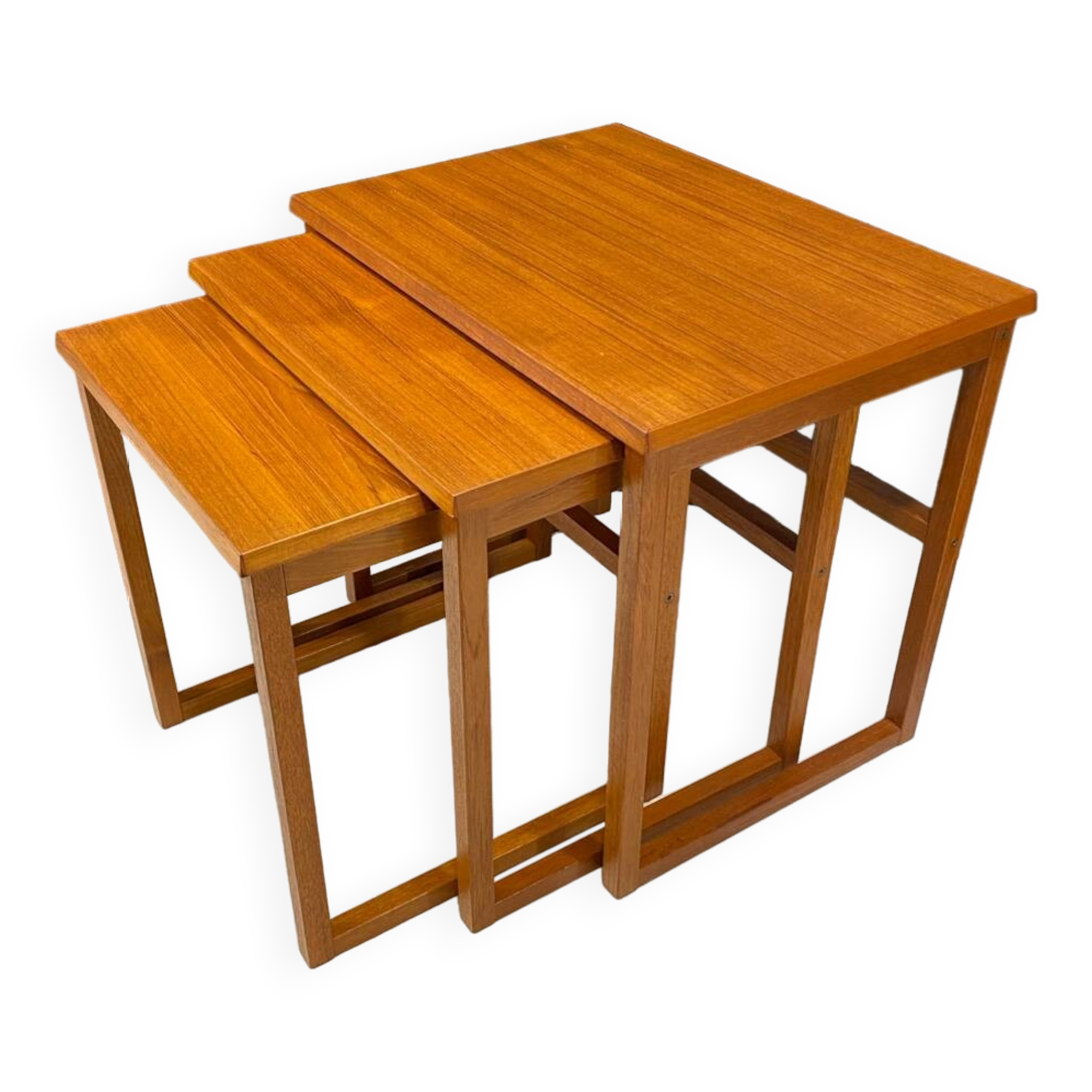 Scandinavian nesting table BRDR Furbo 1970