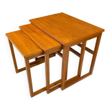 Scandinavian nesting table BRDR Furbo 1970