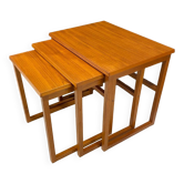 Table gigogne scandinave BRDR Furbo 1970
