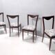 Vintage 1950s Set of Four Chairs by Carlo Enrico Rava, Made in Italy