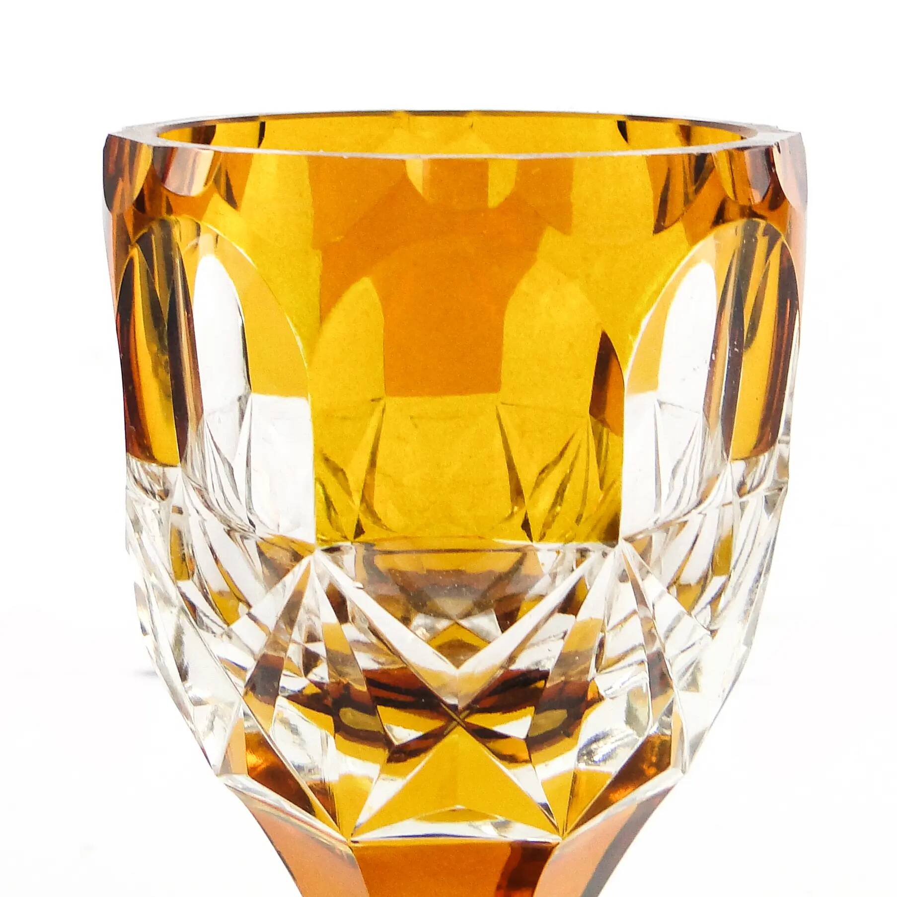 Art Deco goblet, Czechoslovakia, 1930s
