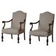 Pair of Art Nouveau armchairs, Danish cabinetry, early 20th century.
