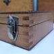 Cinq boîtes bois vintage