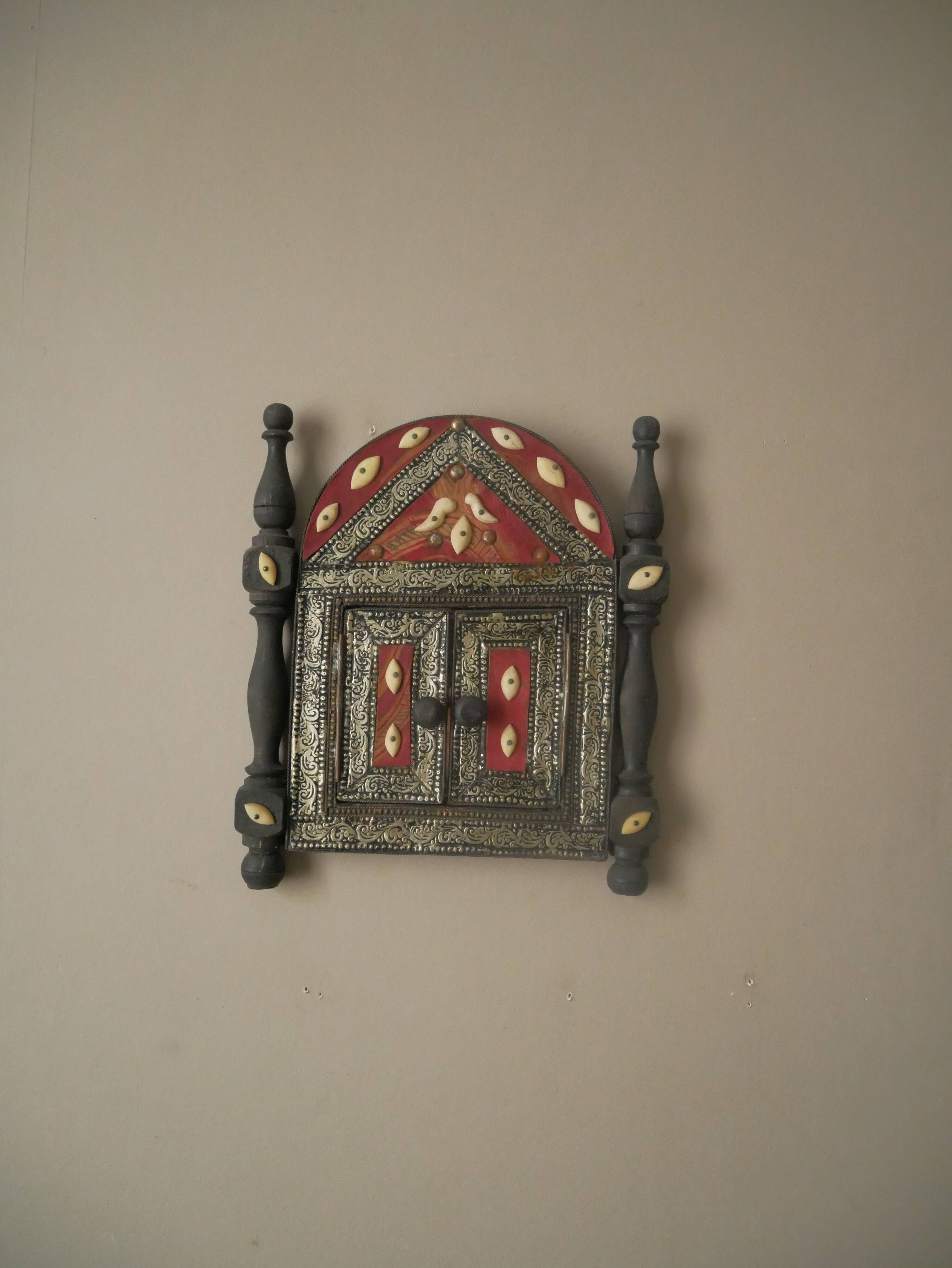 Moroccan handcrafted mirror tribal ethnic decoration handcrafted Moroccan door