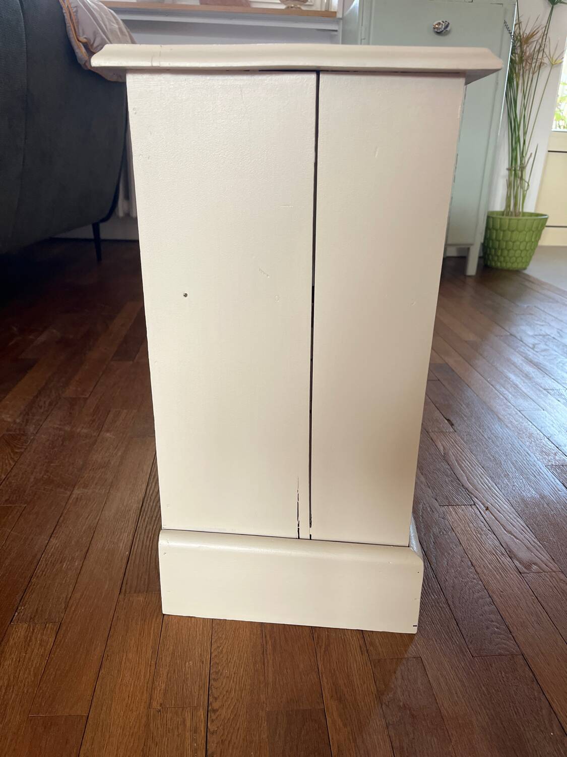 Antique bedside table refurbished